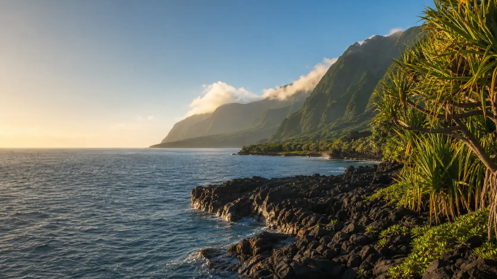 Relief et littoral de La Réunion